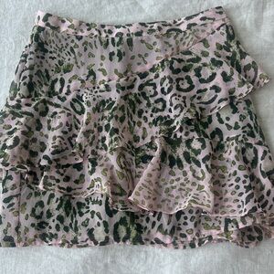 Zara sheet mini skirt